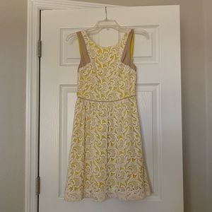 White & yellow Greylin dress